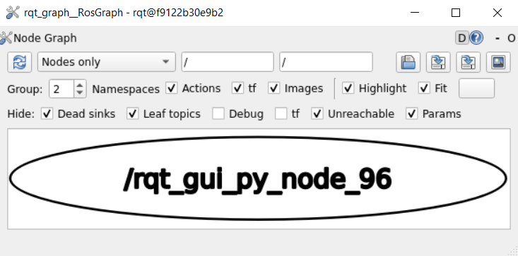 rqt_graph with no Debug option checked.