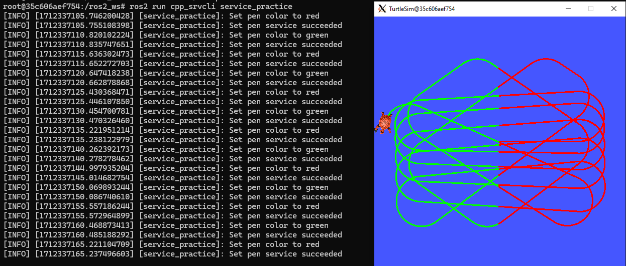 Service practice example Cpp.