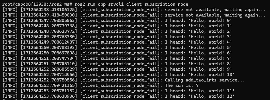 Simpler problem result example.
